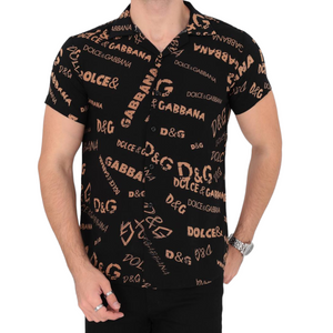 Πουκάμισο Black Short Shirt Dolce & Gabbana