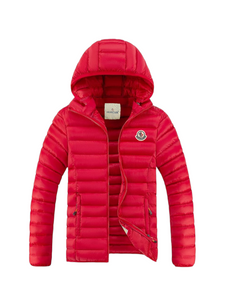 Red Puffer Jacket Moncler