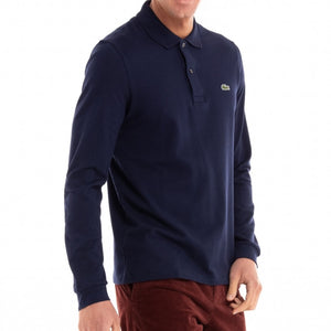Polo Longsleeve Shirt Lacoste Navy Blue