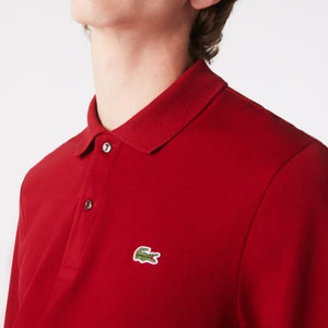 Polo Longsleeve Shirt Lacoste Dark Red